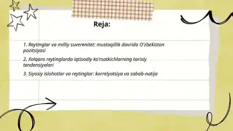 Xalqaro reytinglar va milliy suverenitet 2