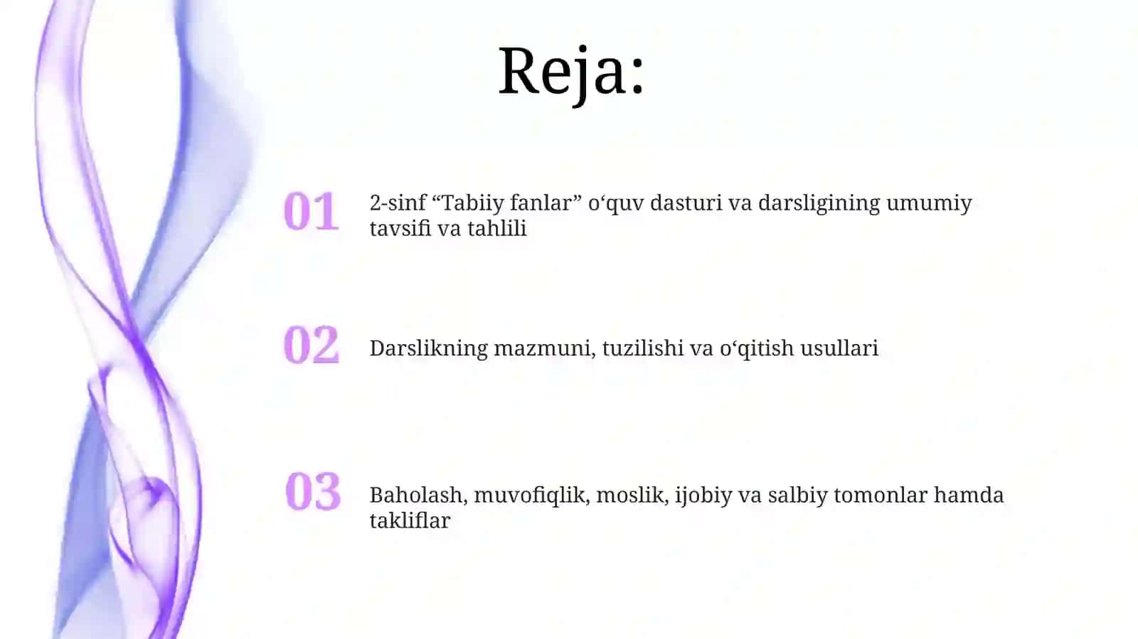 2-sinf “Tabiiy fanlar” dasturi va darsligini 2
