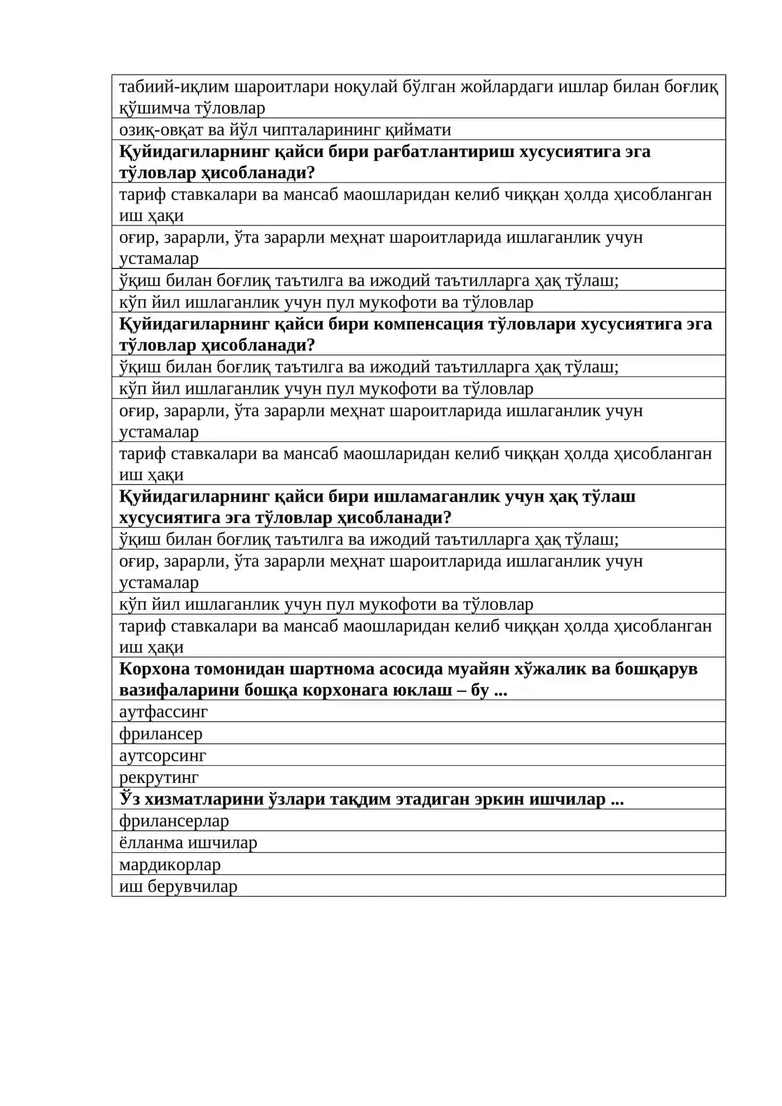 5-МАВЗУ. МЕҲНАТГА ҲАҚ ТЎЛАШ ХАРАЖАТЛАРИ ВА УНИНГ ТАЛАБГА ТАЪСИРИ 2