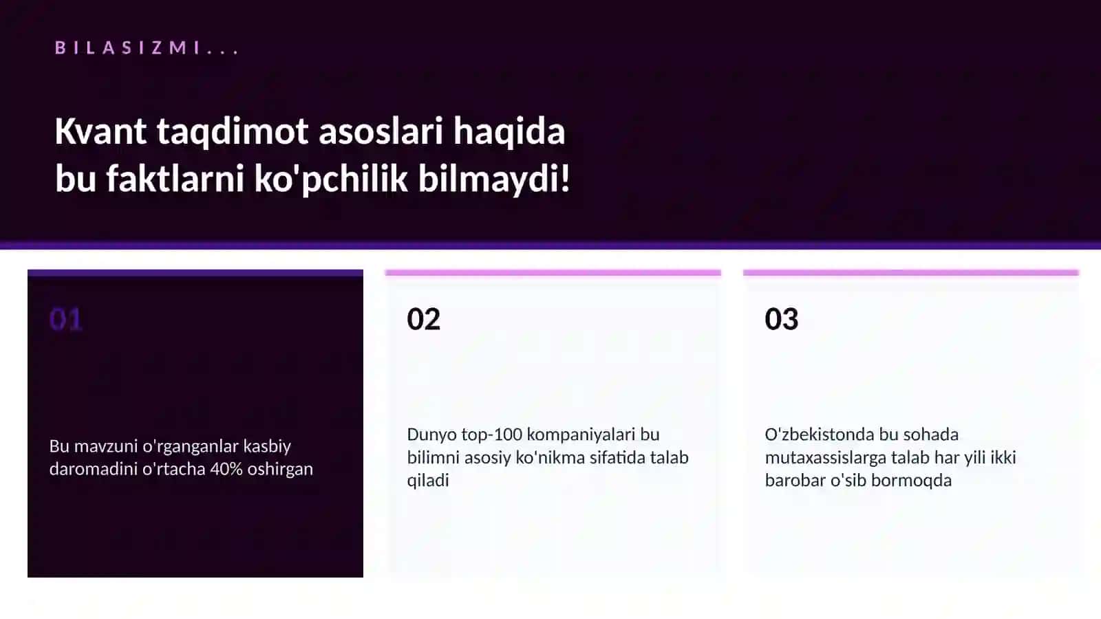 Kvant taqdimot asoslari 2