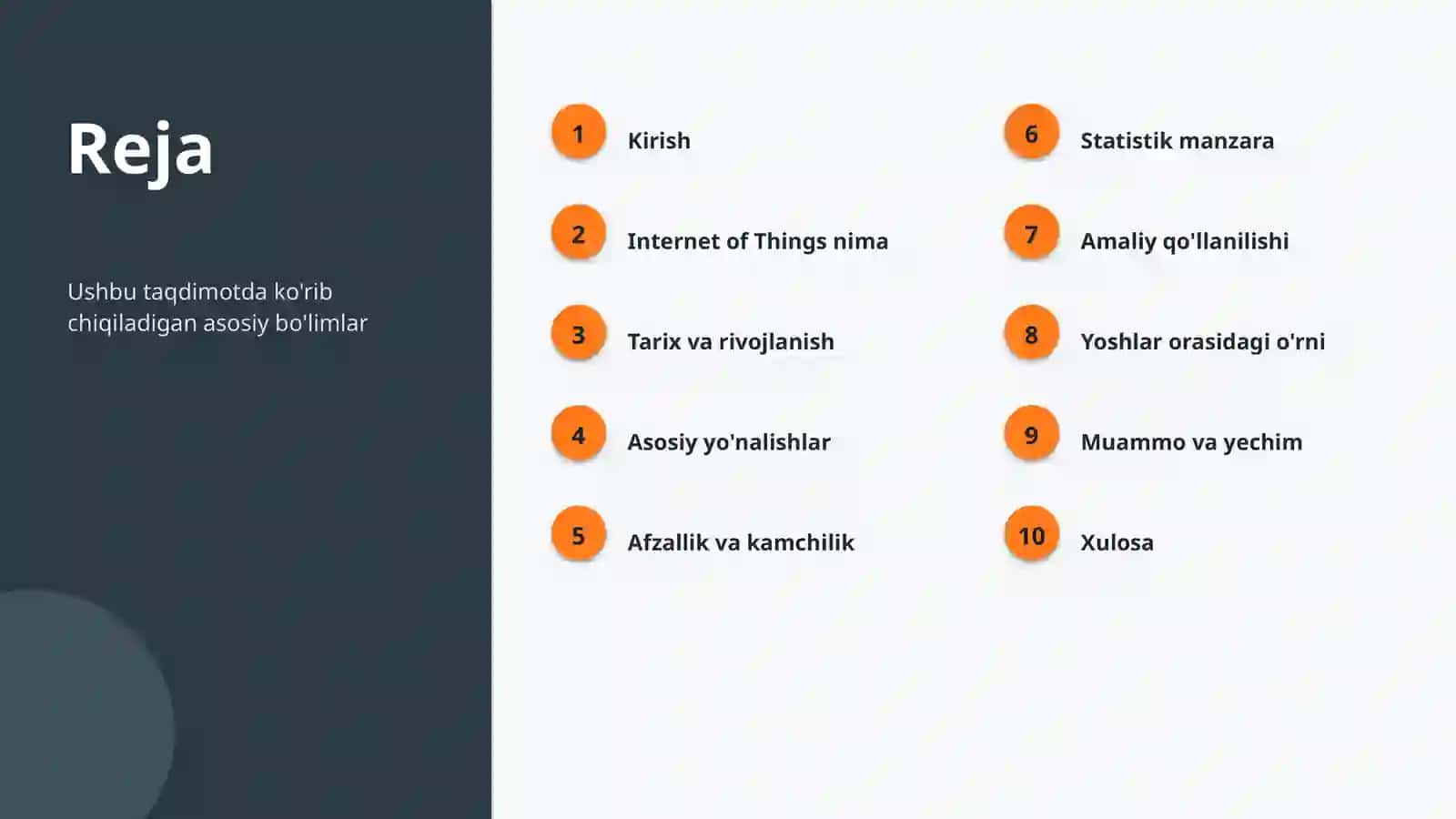 Internet of Things Statistik ko'rsatkichlari 2