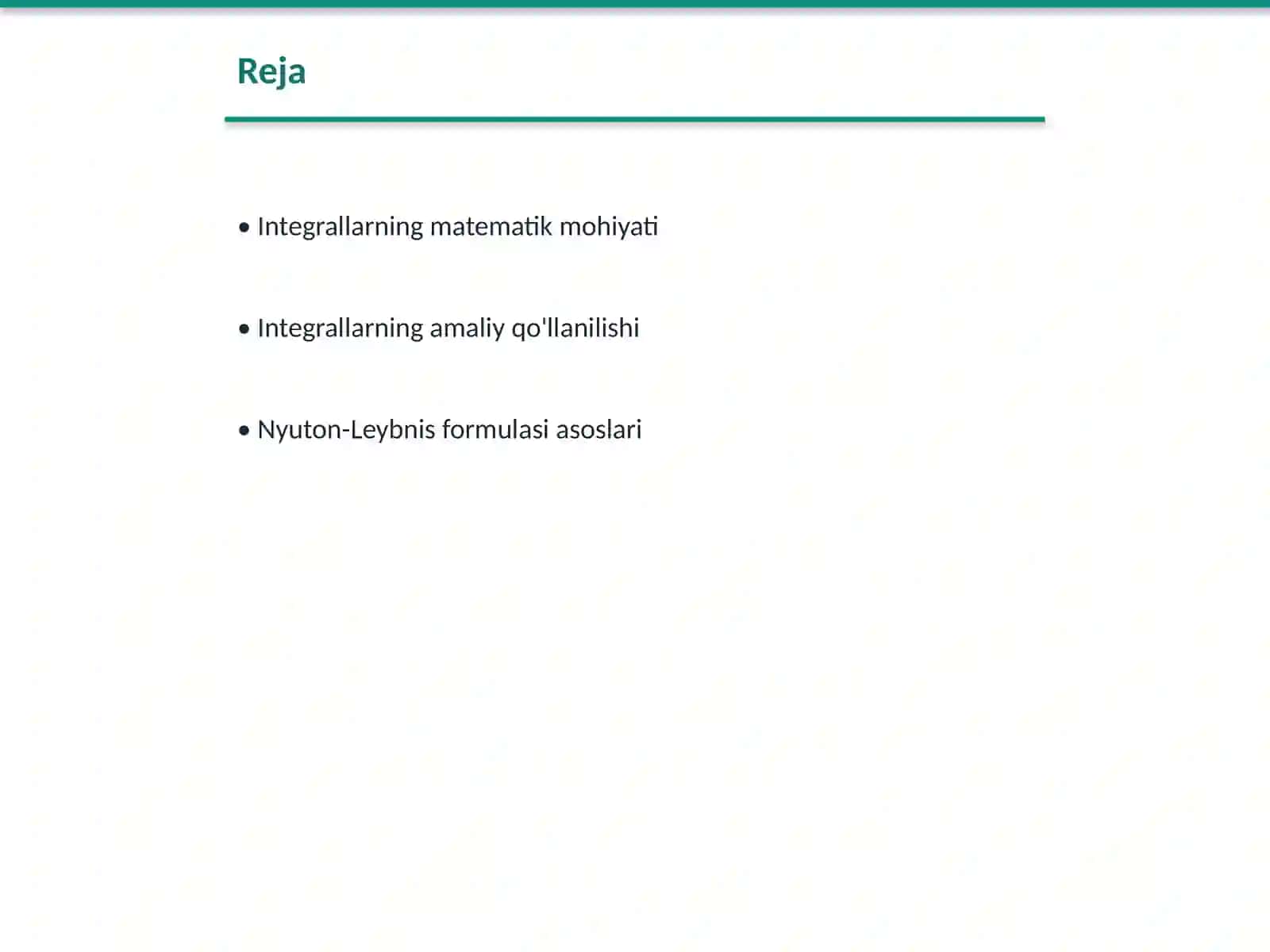 Integrallar: Tushuncha va tarix 2