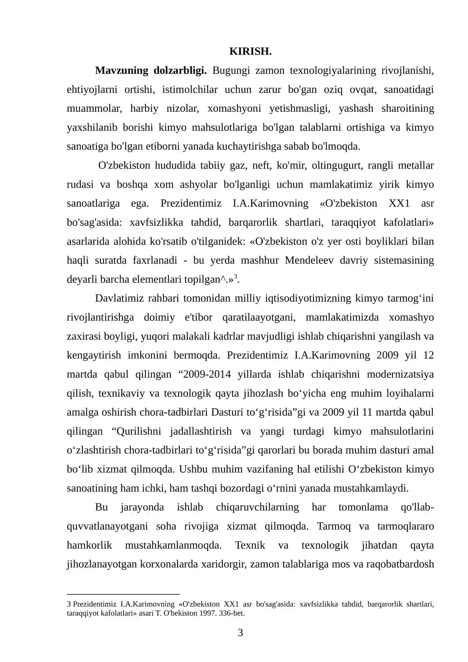 O'ZBEKISTONDA KIMYO SANOATI RIVOJLANISHI TENDENSIYALARI VA ISTIQBOLLARI 2