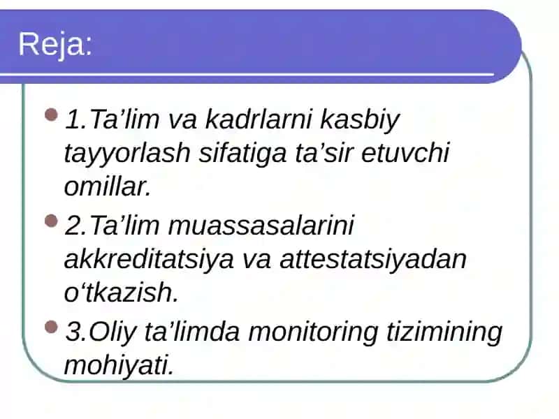 OLIY Ta’limni boshqarish 2