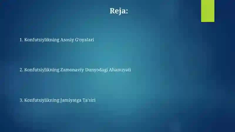 Konfutsiy ta'limoti 2