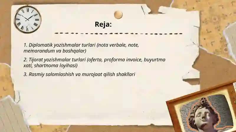 O'zbek tilini sohada qo'llanilishi fanidan tayyorlagan taqdimoti 2