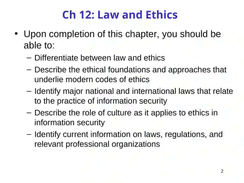 Management of Information Security 2
