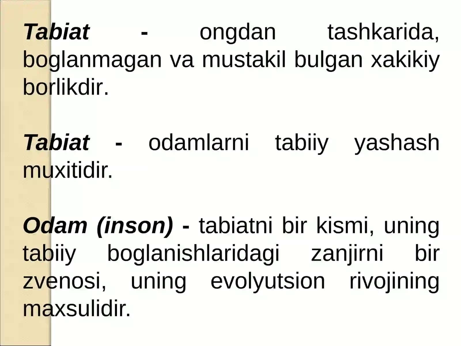 Tabiatni muhofaza qilishning ilmiy nazariy asoslari 2