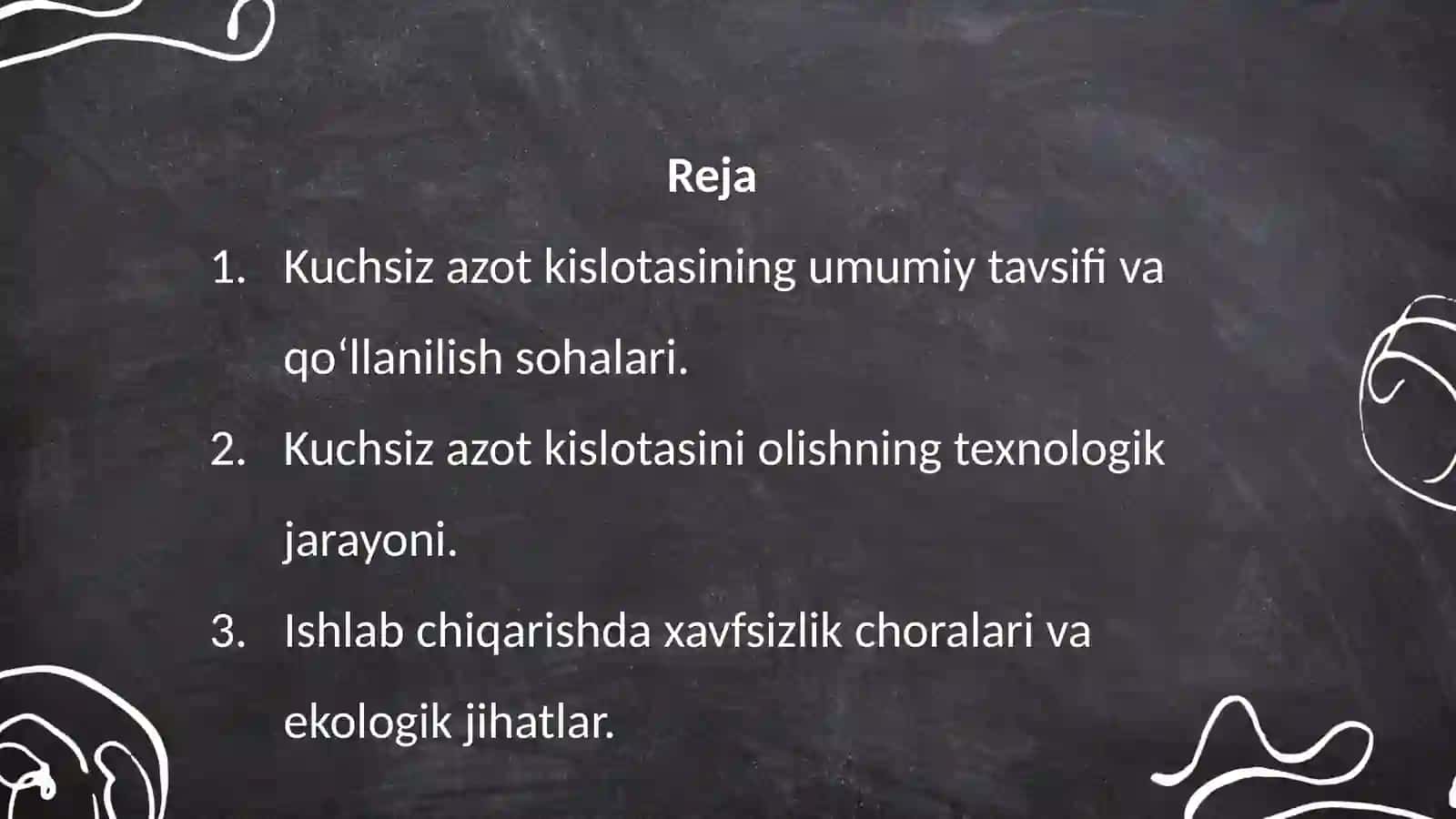 KUCHSIZ AZOT KISLOTASI OLISH TEXNOLOGIYASI 2