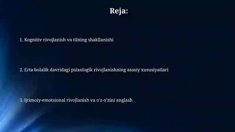 Ilk bolalik davrda psixik rivojlanish xususiyatlari 2