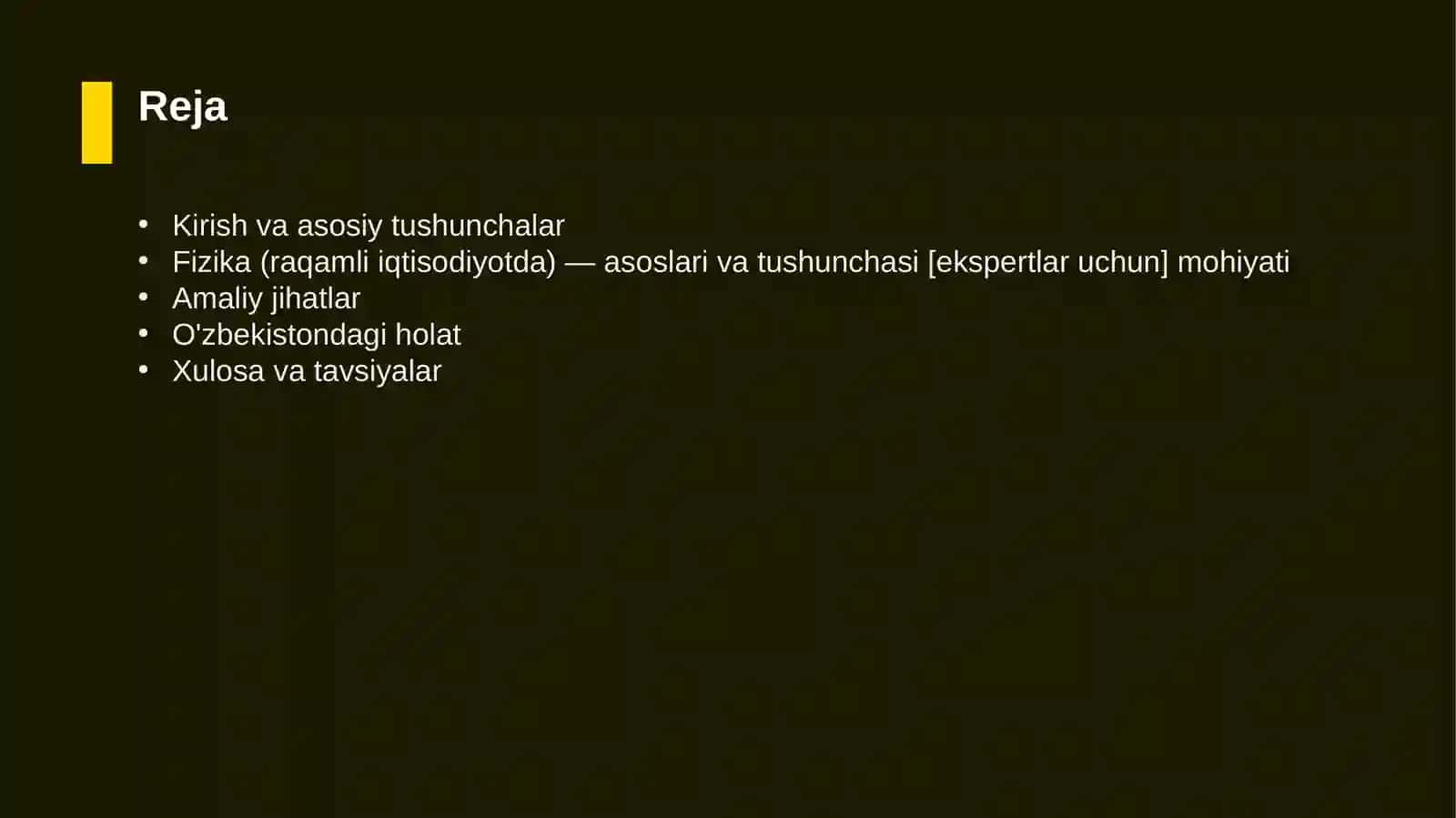 Fizika (raqamli iqtisodiyotda) — asoslari va tushunchasi [ekspertlar uchun] 2