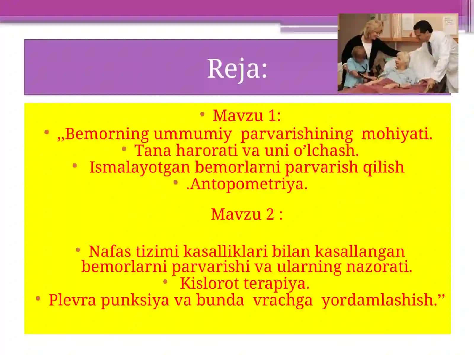 Tibbiyot kasbi 2