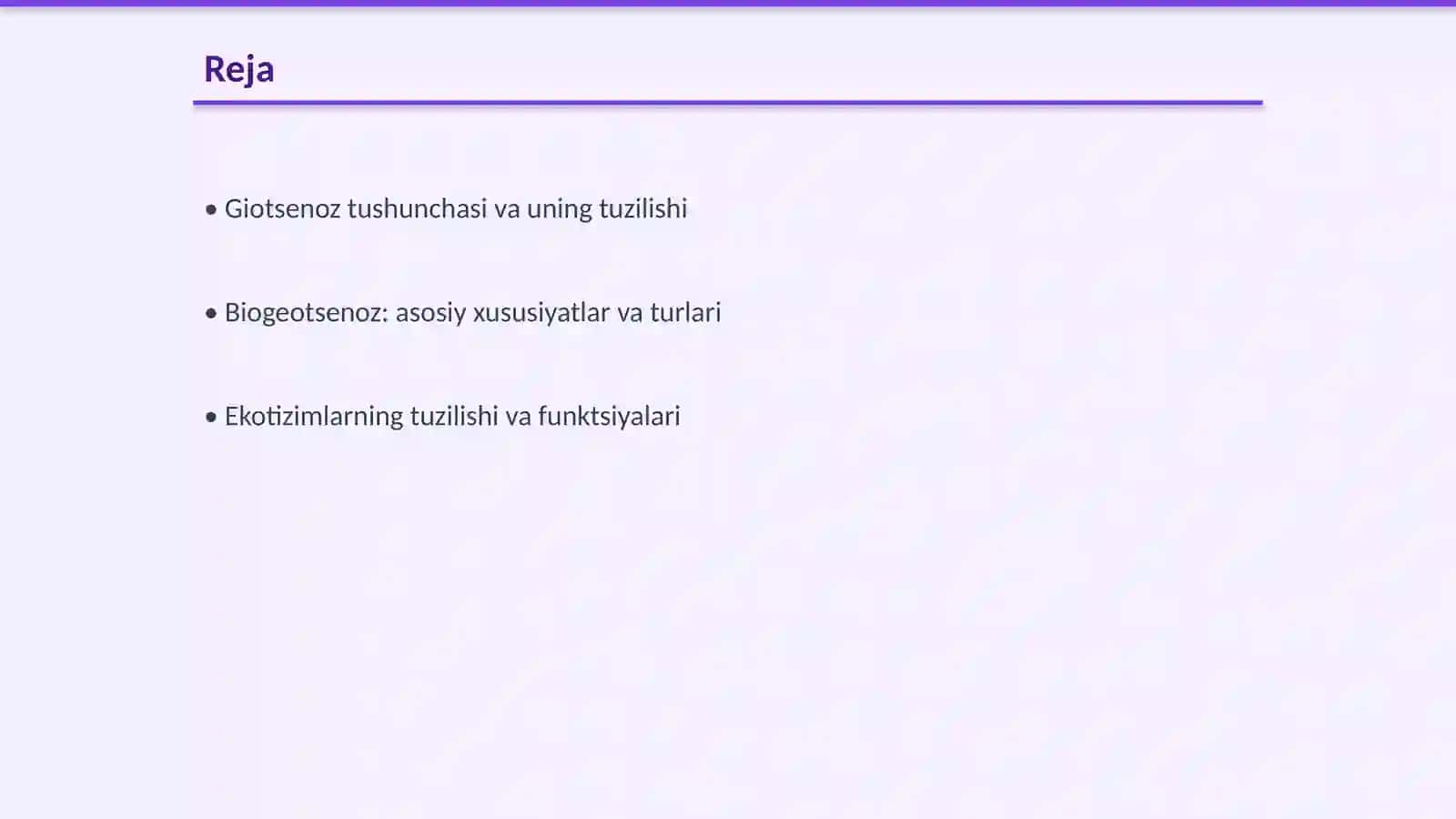 Giotsenoz, Biogeotsenoz va ekotizmlarning tuzilmalari va xususiyatlari 2