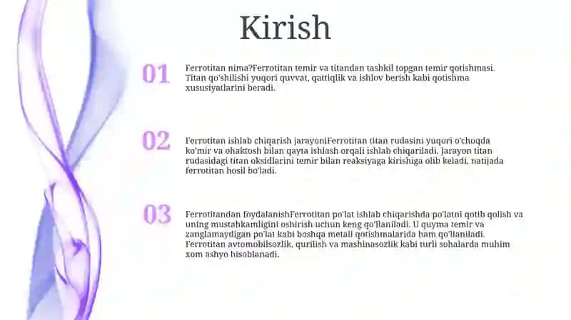 Ferrotitan Ishlab Chiqarish 2