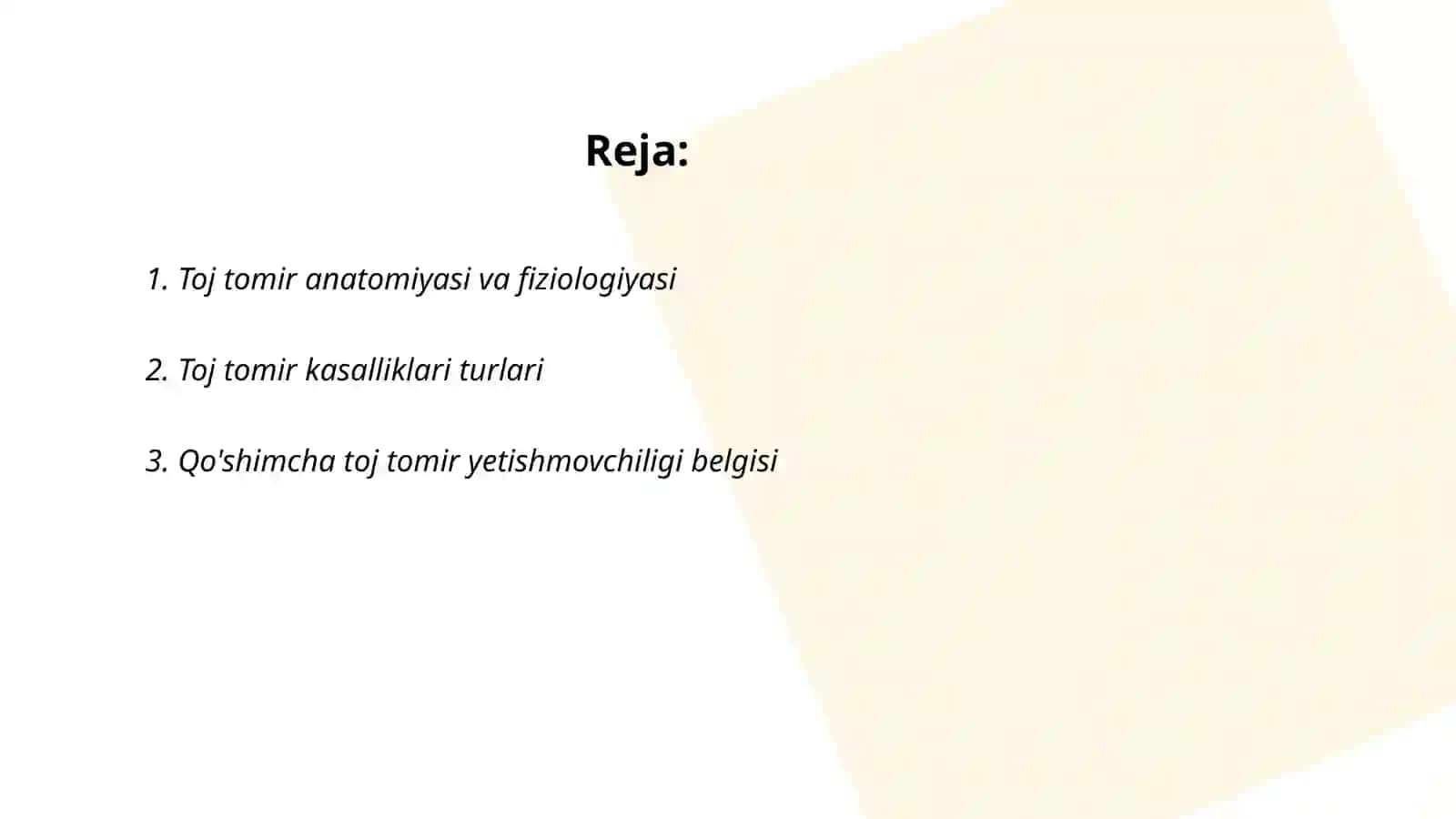 Patologik fiziologiya fanidan prezentetsiya 2