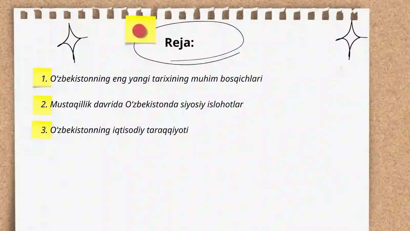Oʻzbekistonning eng yangi tarixi 2