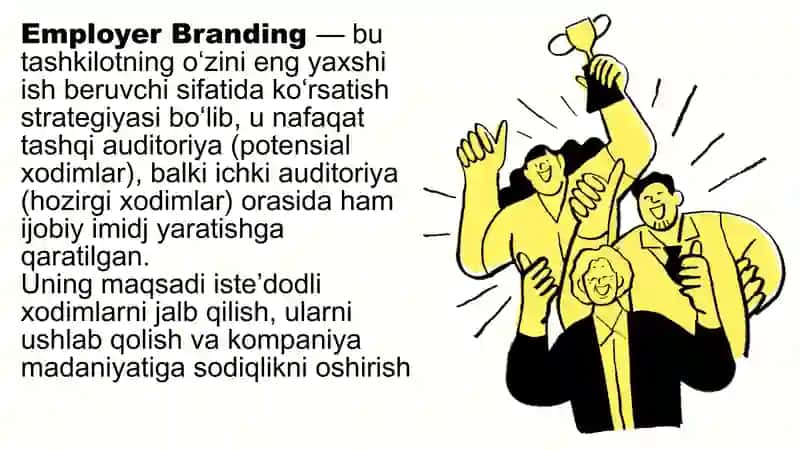 EMPLOYER BRANDING: MEHNAT BOZORIDA RAQOBATBARDOSHLIKNI OSHIRISH 2