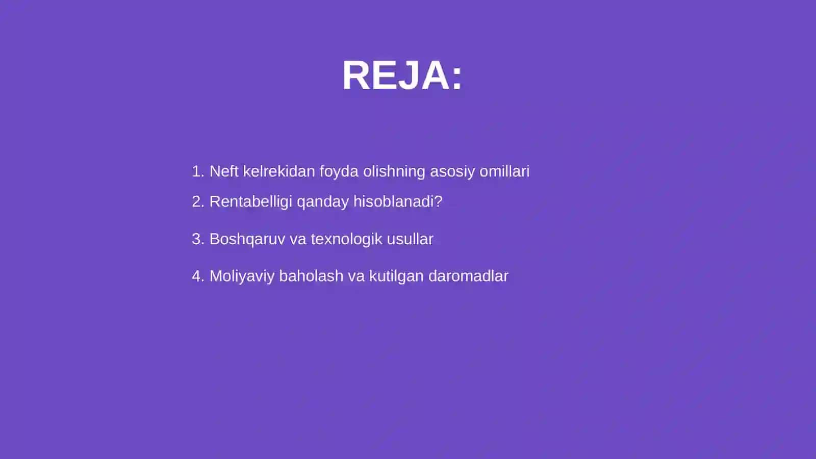 Neft kelrekingidan foyda olish 2