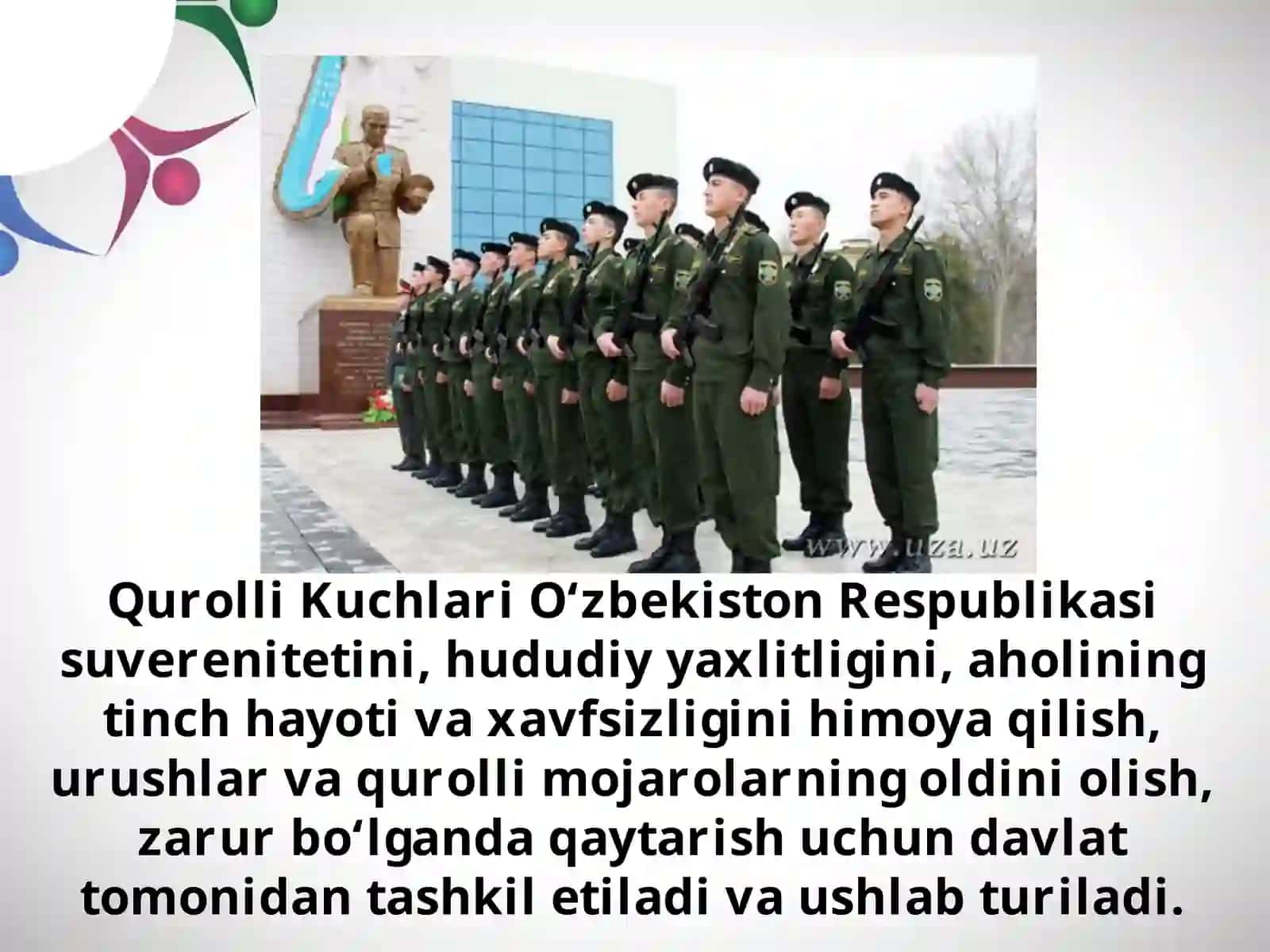 Qurolli kuchlari va yoshlarni harbiy vatanparvarlik ruhida tarbiyalash 2
