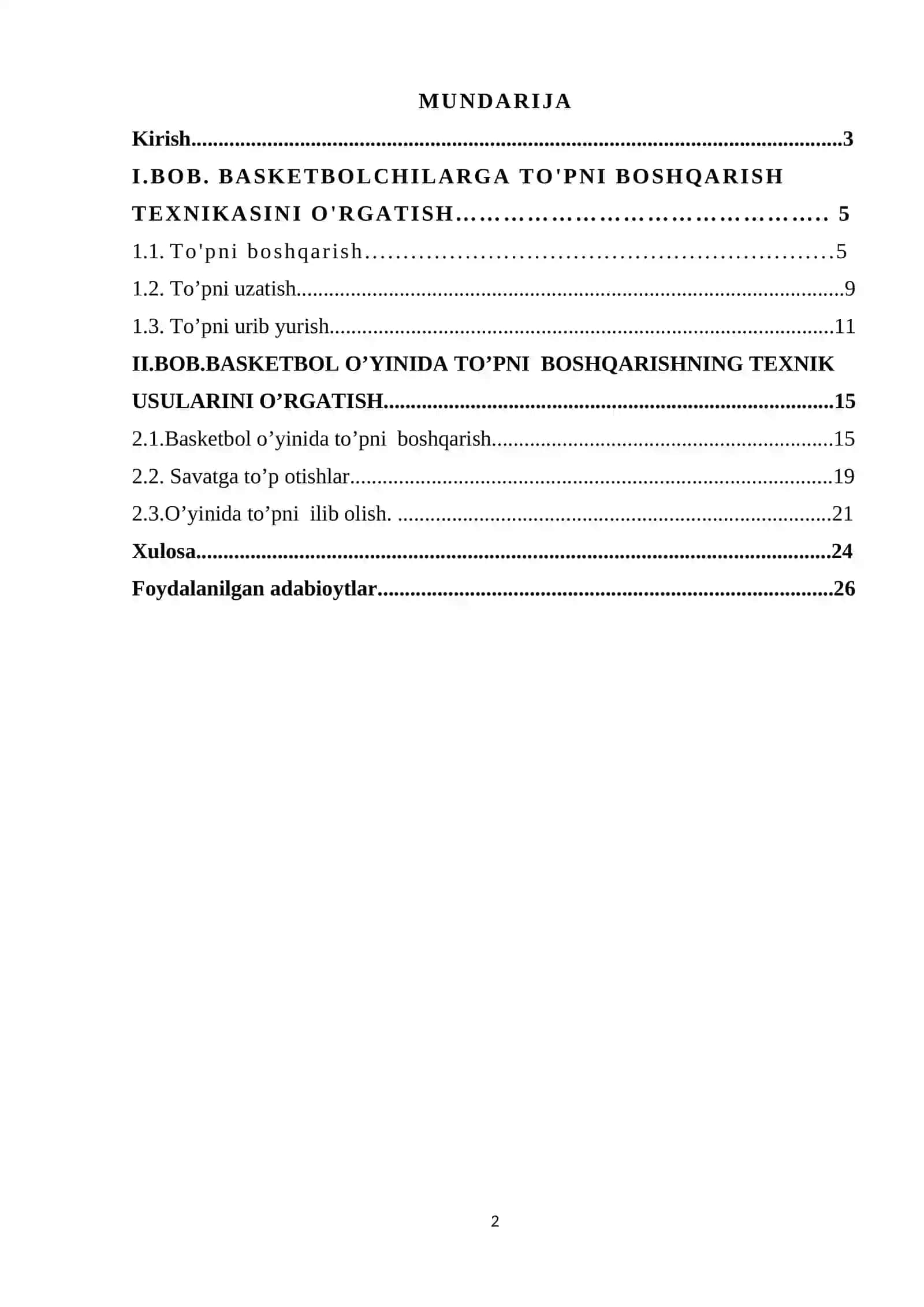 BASKETBOLDA TO`PNI BOSHQARISH TAKTIKASI VA USULLARINI O`RGATISH 2