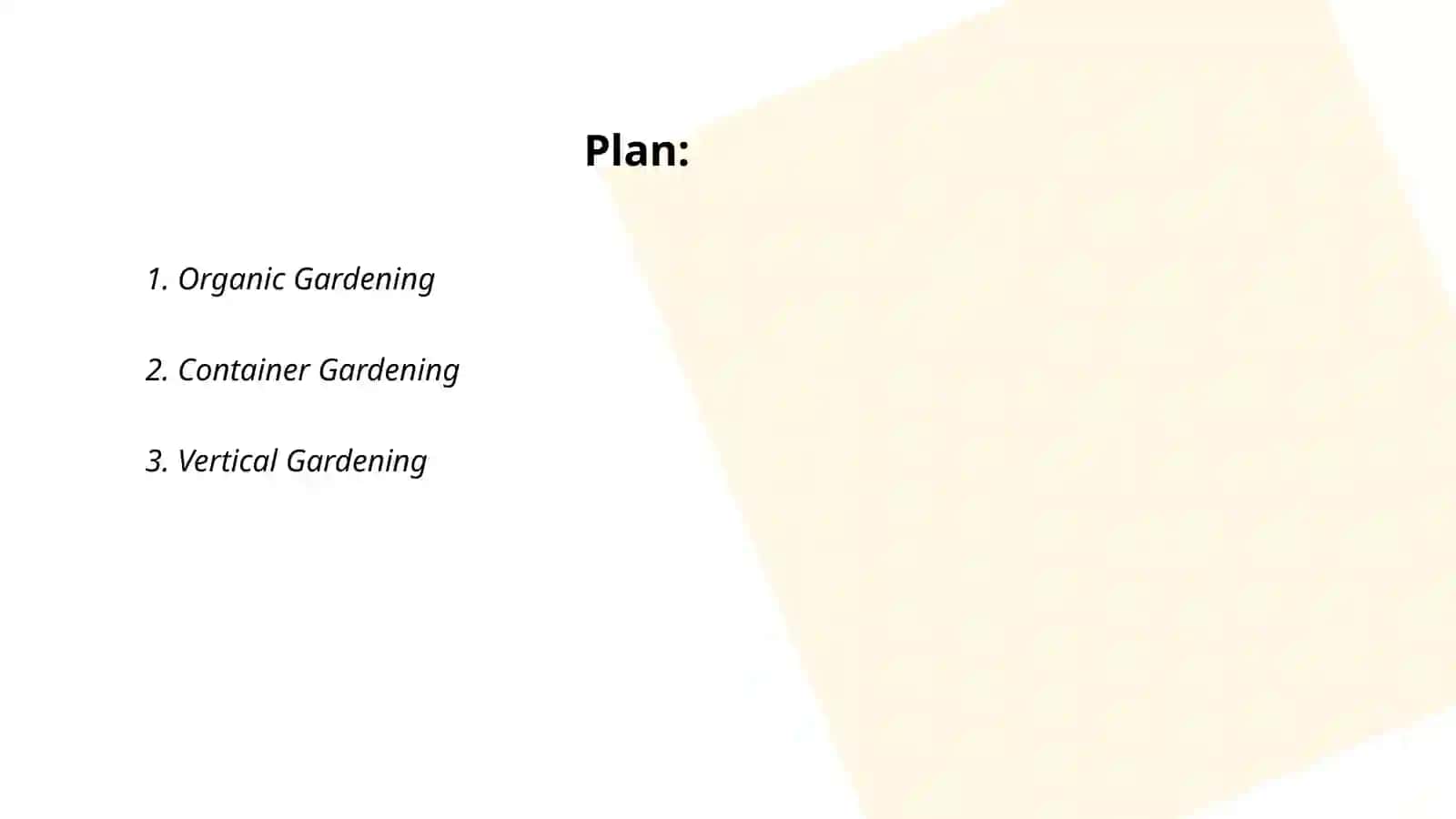 Gardening 2
