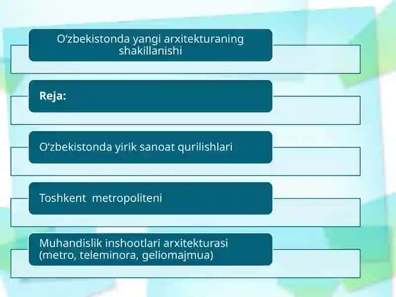 O‘zbekistonda yirik sanoat qurilishlarining kimyo sanoat imkoniyatlari 2