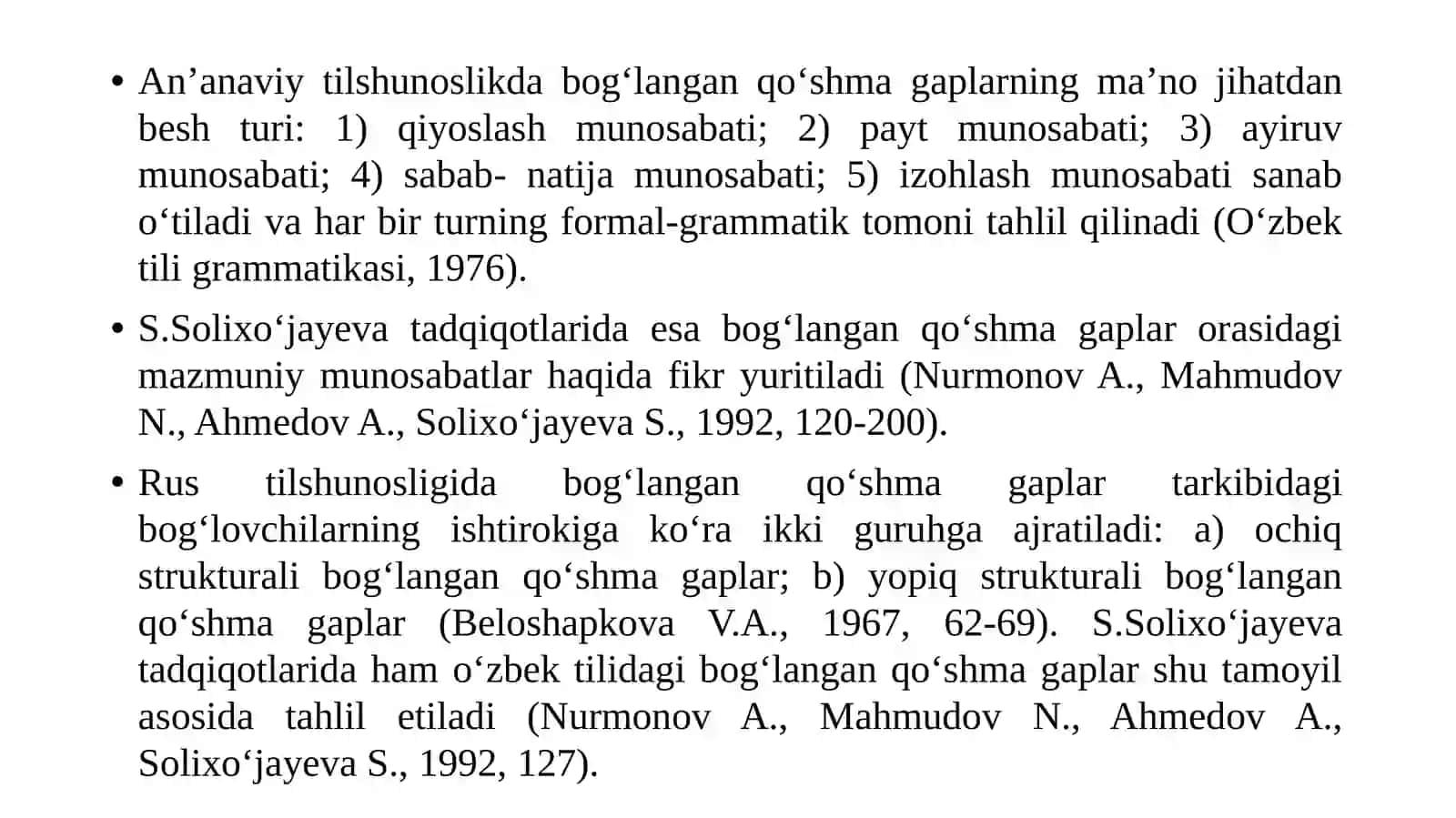 Qoʻshma gaplar 2