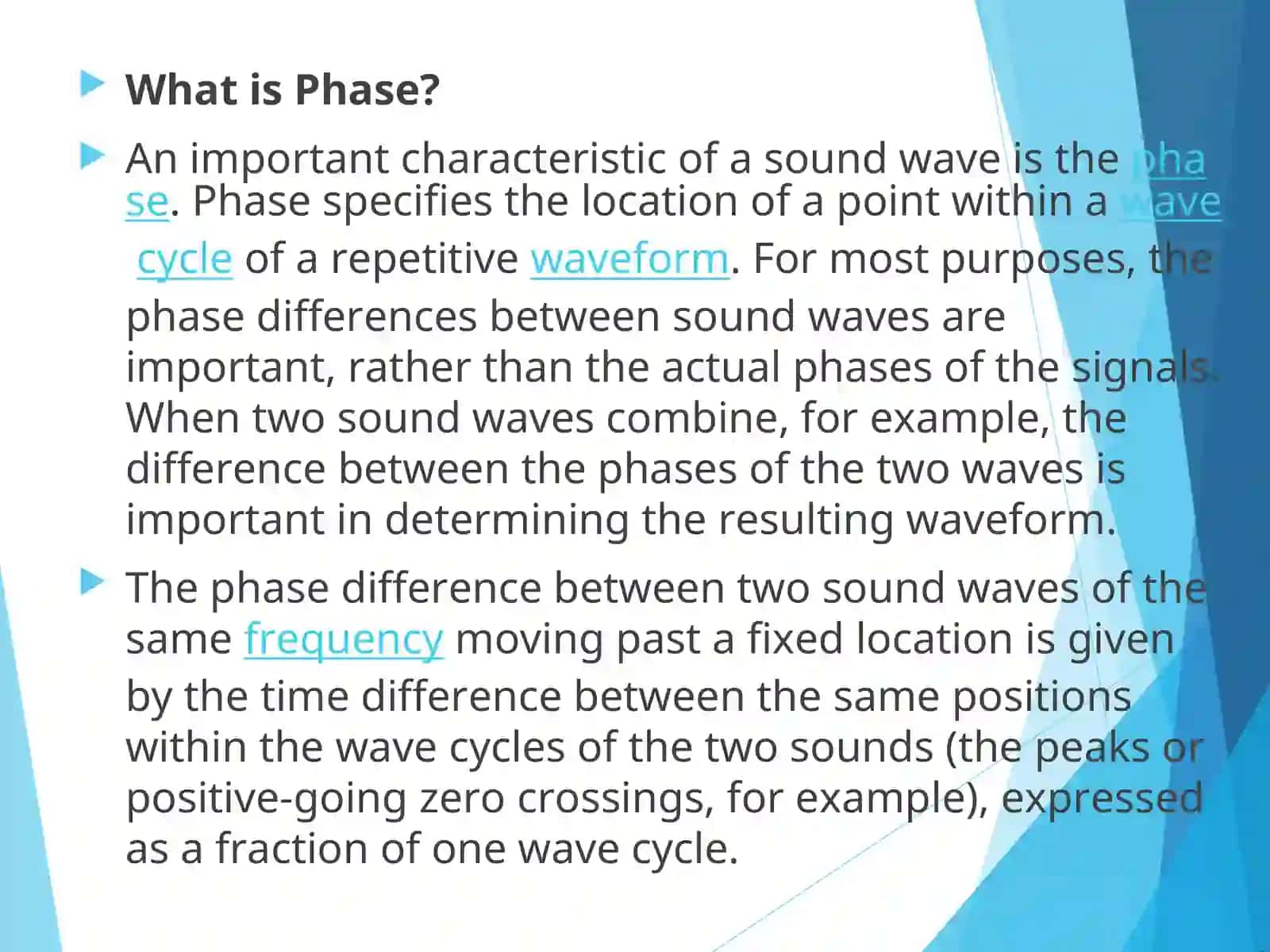 The Phases of Sound Expiration 2