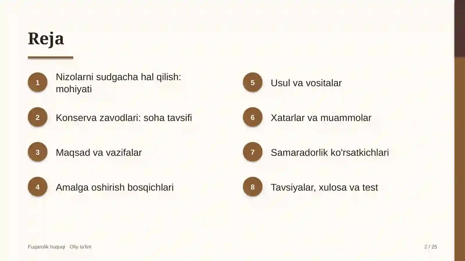 Konserva zavodlarida nizolarni sudgacha hal qilish tartibi 2