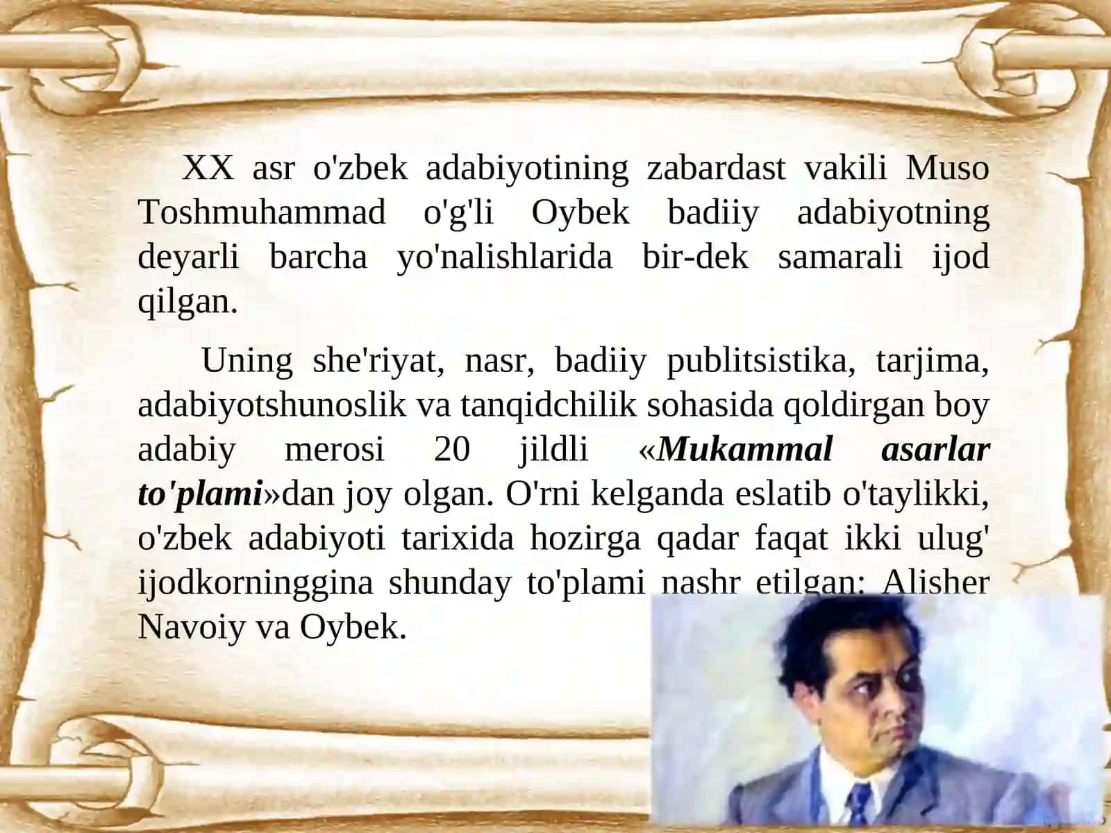 OYBEK (1905 - 1968) 2