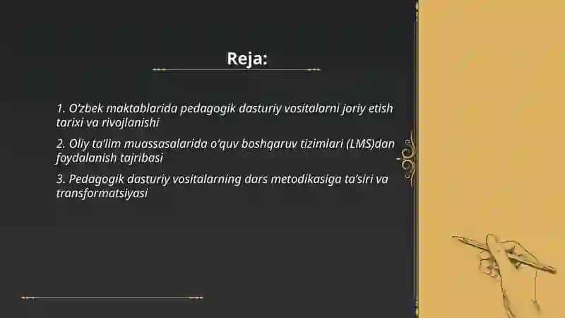 Pedagogik Dasturiy Vositalar 2