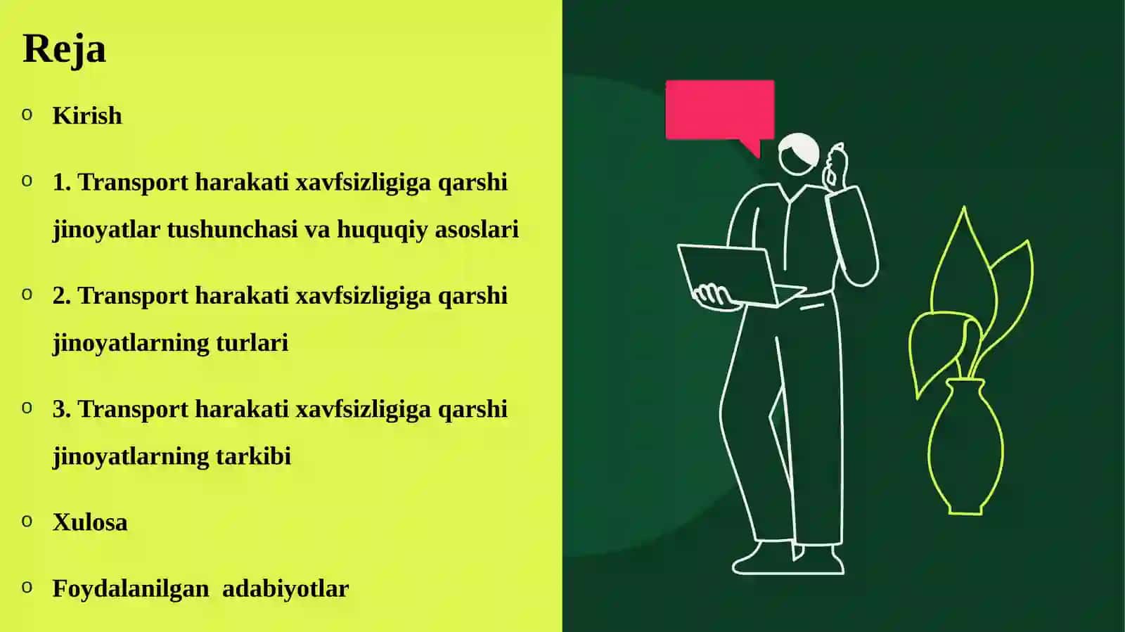 Transport harakati xavfsizligiga qarshi jinoyatlar huquqiy tahlili. 2