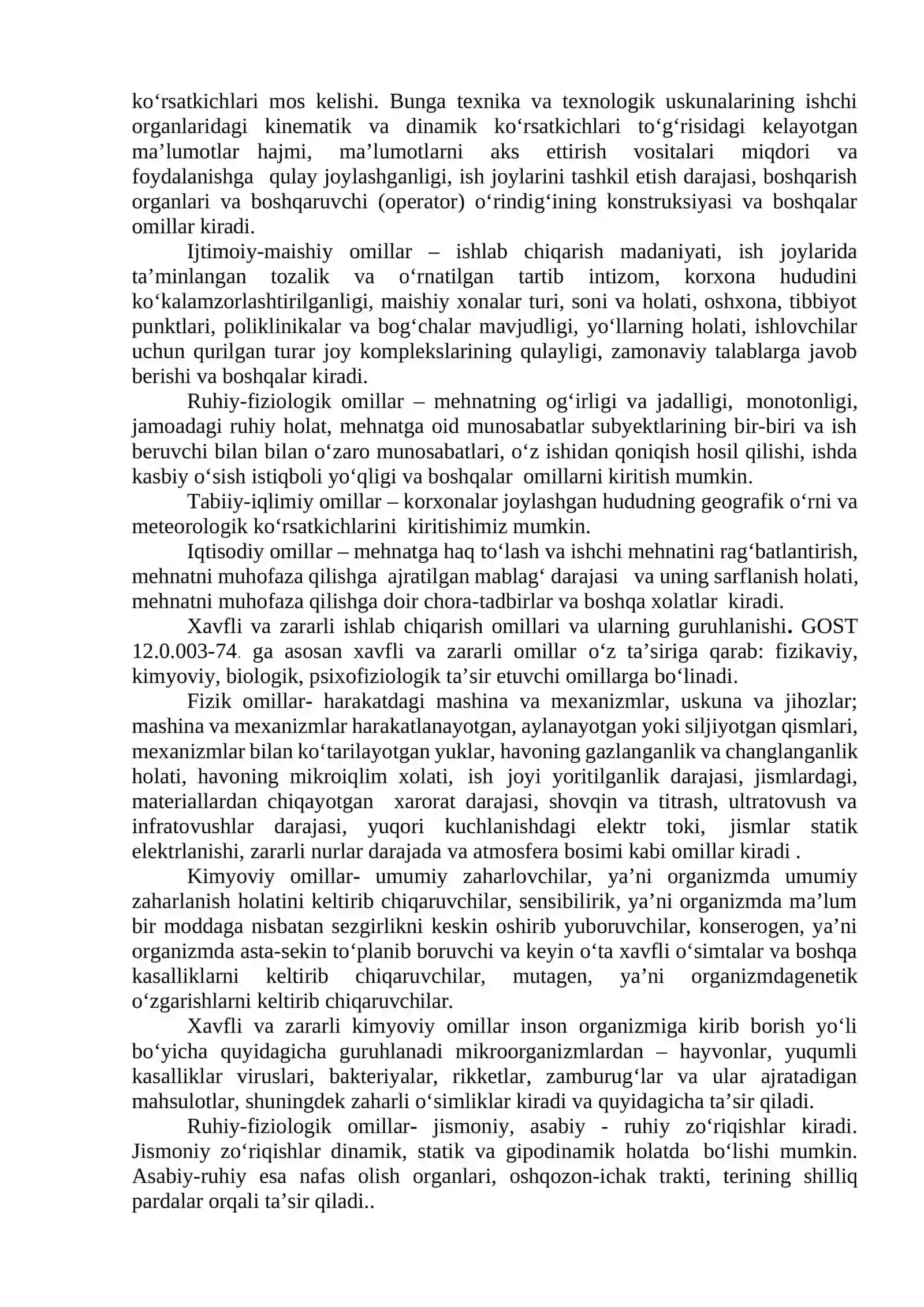 Faoliyat xavfsizligini ta’minlashning ergonomika va psixologik asoslari 2