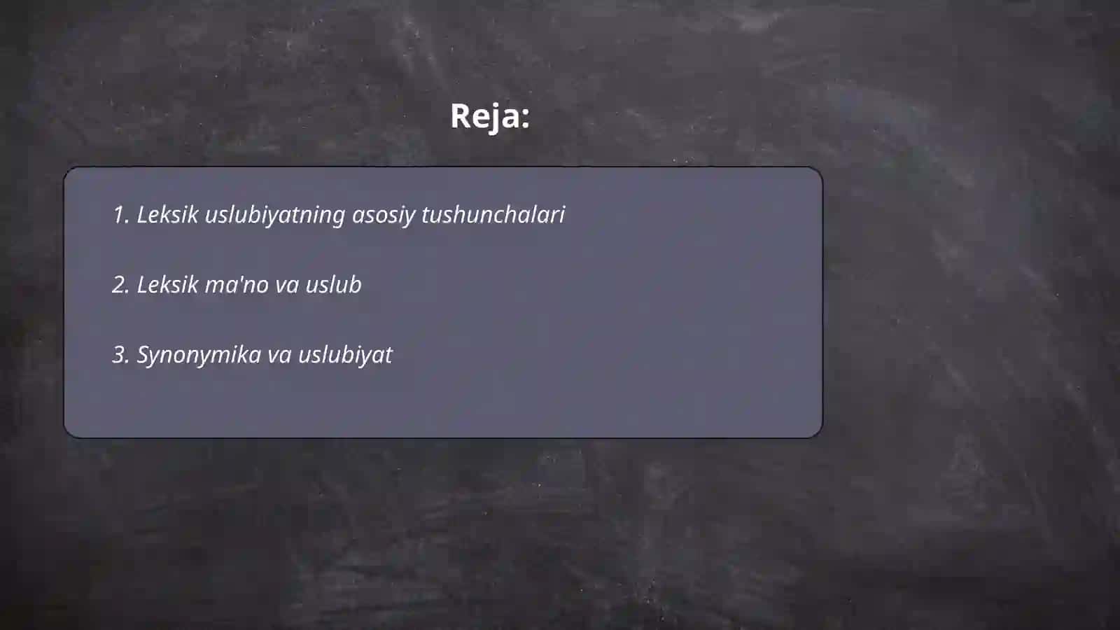 Leksik uslubiyat 2