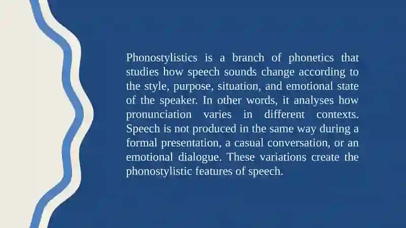 The Phonostylistic features of speech. Syllable division and its types. Classification of english consonant and vowel phonemes. 2