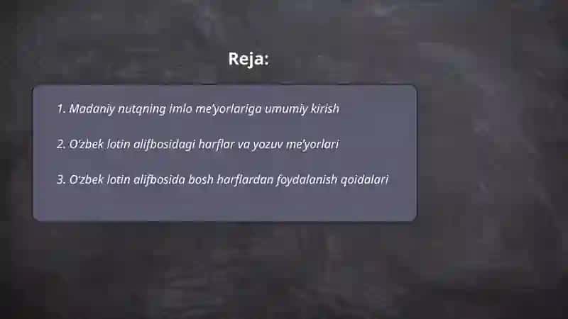 Oʻzbek lotin alifbosidagi yangi imlo qoidalari 2