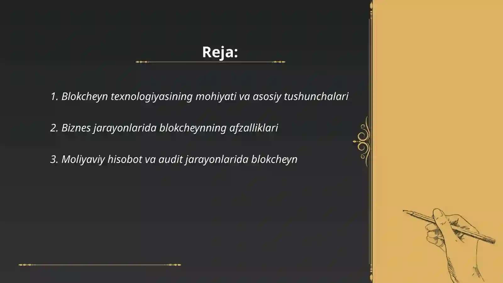 Biznesda blokcheyn texnologiyasidan foydalanish xususiyatlari 2