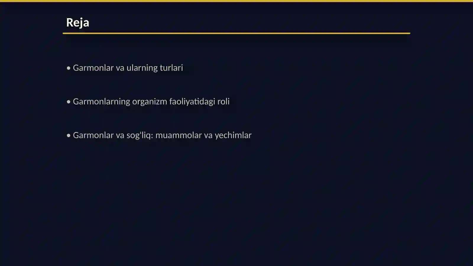 Garmonlarning organizmdagı ahamyati 2