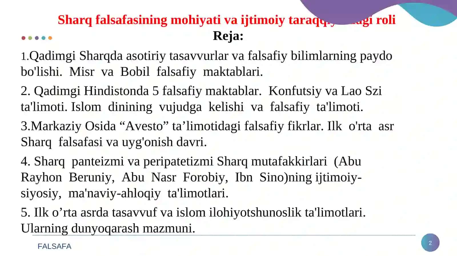 Sharq falsafasining mohiyati va ijtimoiy taraqqiyotdagi roli 2