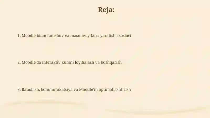 Moodle tizimi 2