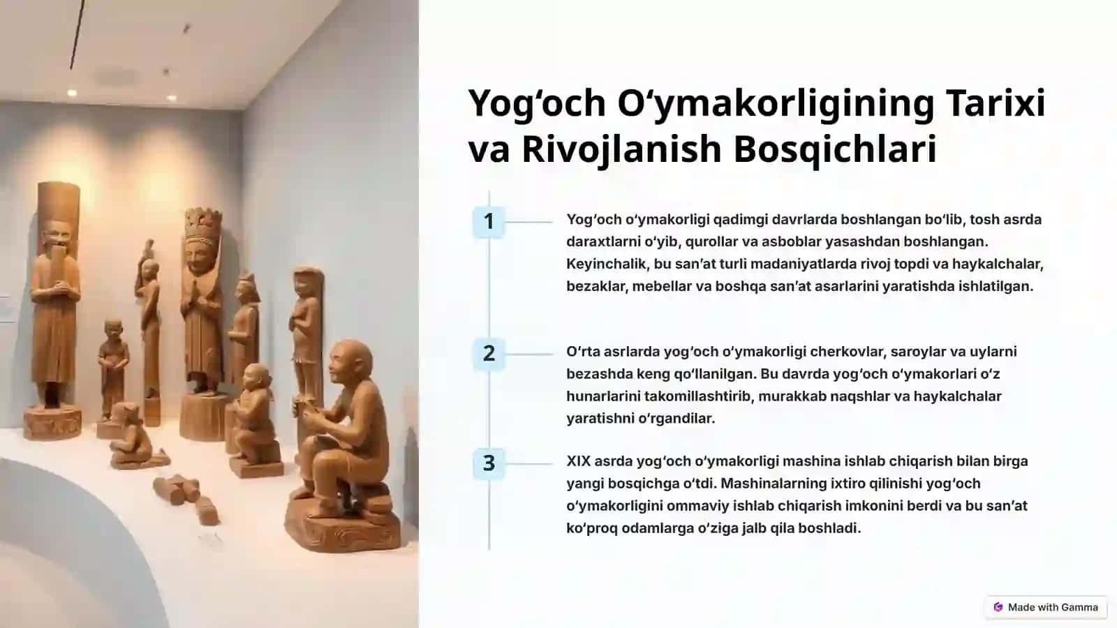 Yog‘och O‘ymakorligi Dunyosiga Sayohat 2