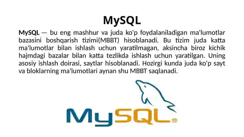 MySQL 2