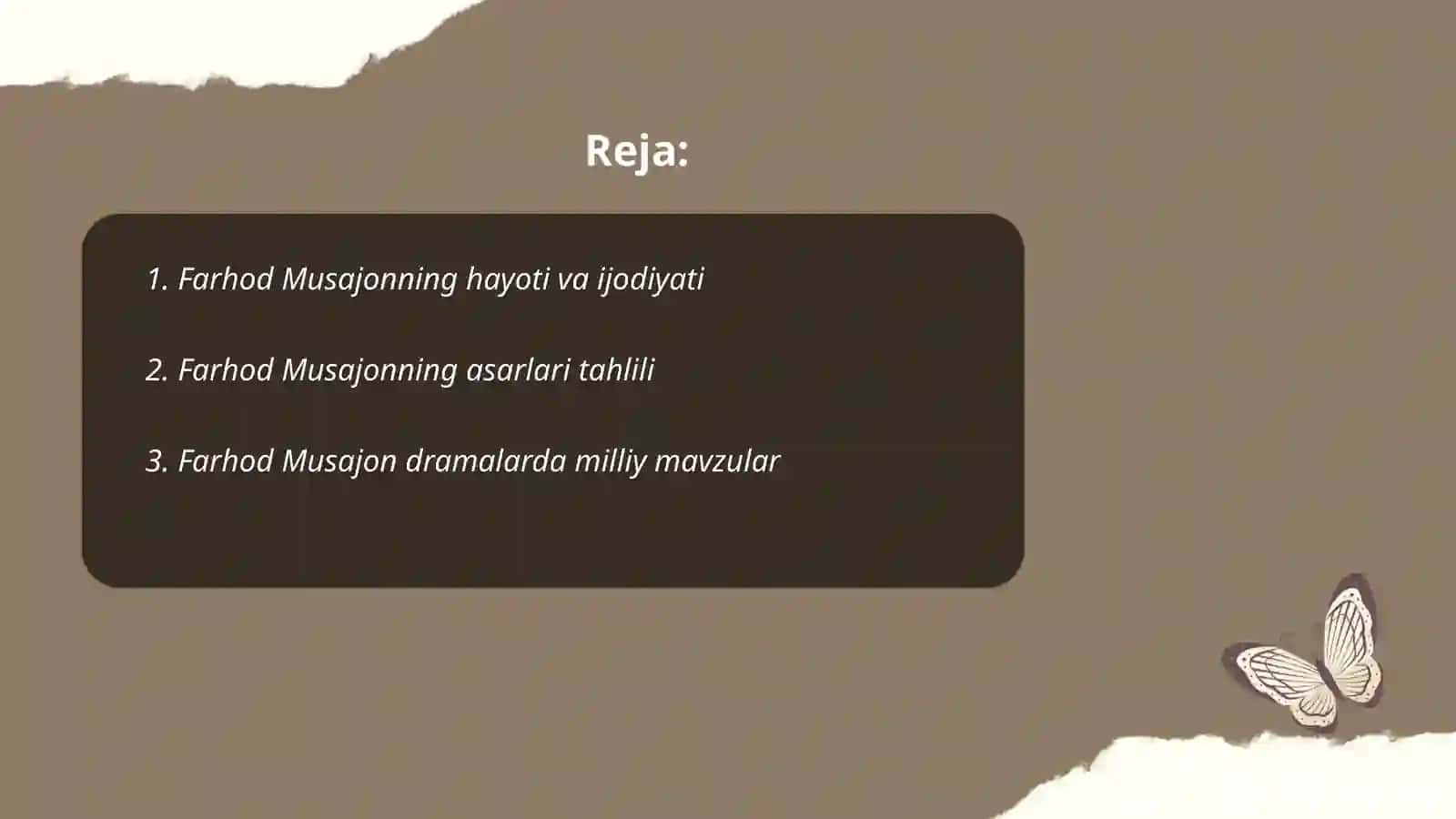 Farhod Musajonning hayoti va ijodiyati 2
