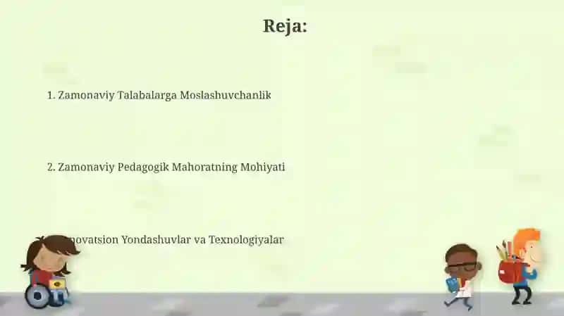 Zamonaviy Pedagogik Mahoratning Mohiyati 2