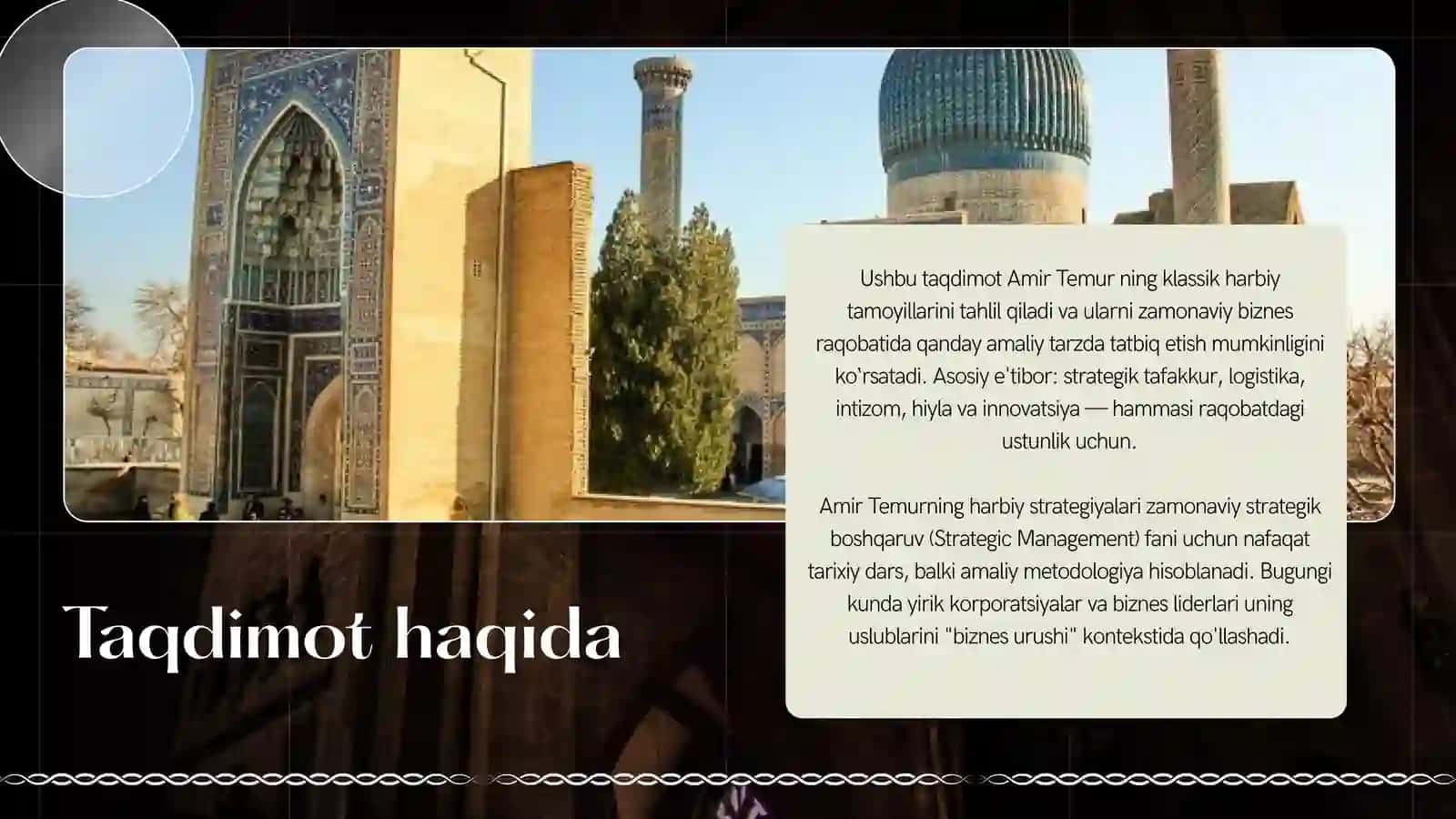 Amir Temur buyuk sarkarda 2
