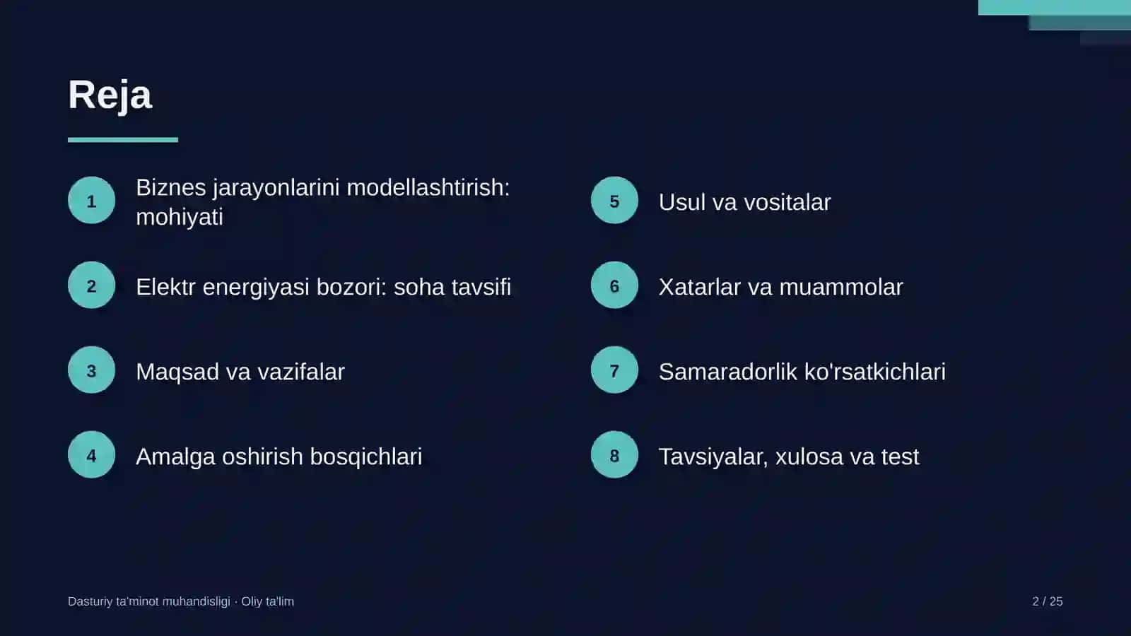 elektr energiyasi bozorida biznes jarayonlarini modellashtirish 3364 2