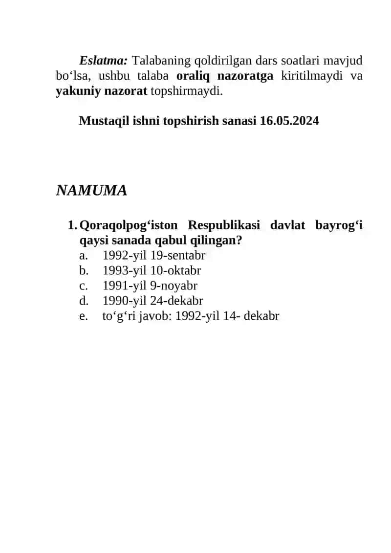 O‘zbekistonning eng yangi tarixi 2