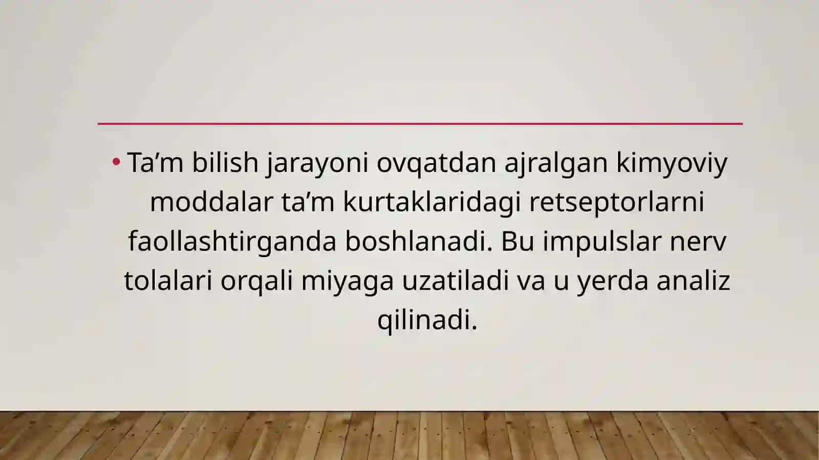 Ta’m bilish aʼzosi 2