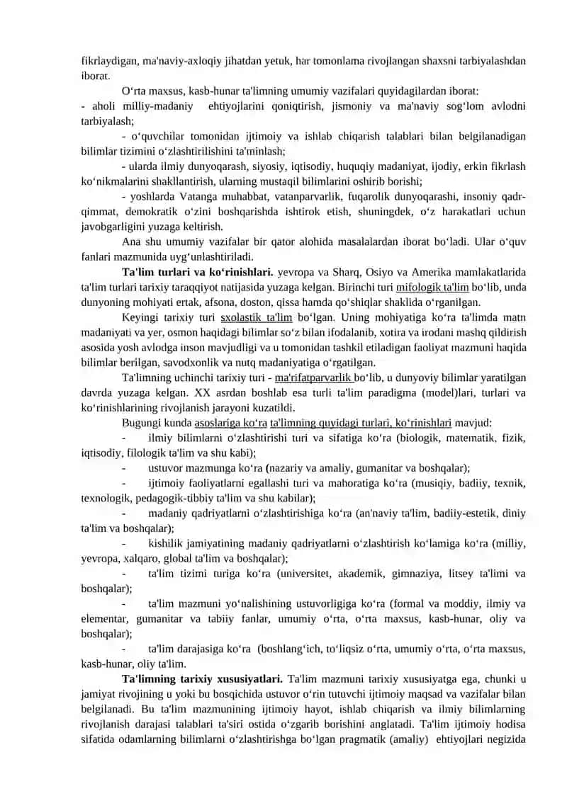 BOSHLANG'ICH TA’LIM PEDAGOGIKASIDA TA’LIM QONUNIYATLARI VA QOIDALARI VA PRINSIPLARI 2