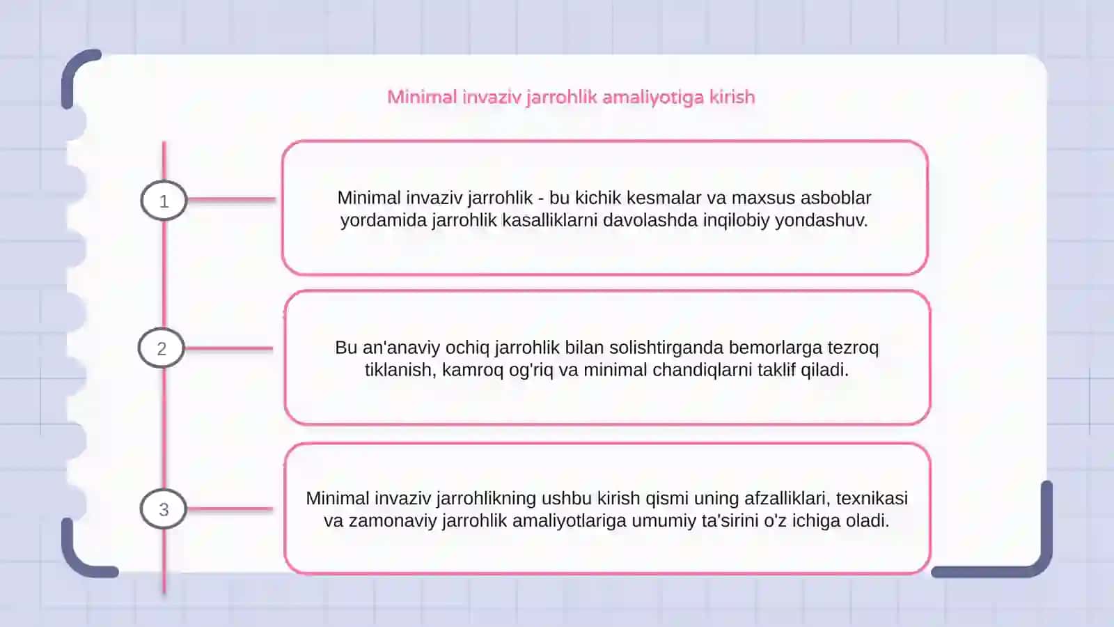 Minimal invaziv jarrohlik 2